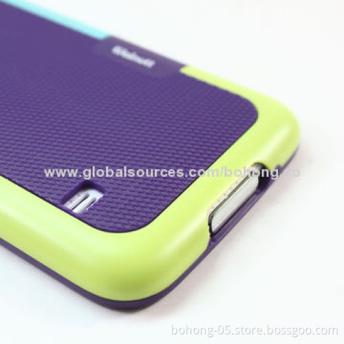 Phone Cases for Samsung S5, Double Colors PC Sides and TPU Back